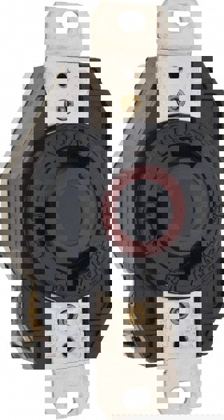 480 VAC, 30 Amp, L8-30R NEMA, Self Grounding Receptacle